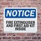 Signmission Fire Extinguisher And First Aid Kit Inside OSHA Notice Sign, Plastic, 14in W x 10in L, 2PK OS-2PACK-NS-P-1014-L-12592 - alternate 7
